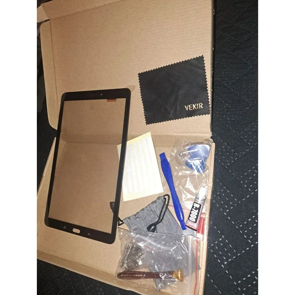 THREE Repair Glass Screens for Samsung Galaxy Tab E 8.0 With 1 set of Tools